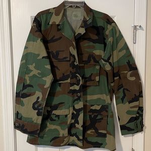 Genuine US Military Woodland Camo Jacket